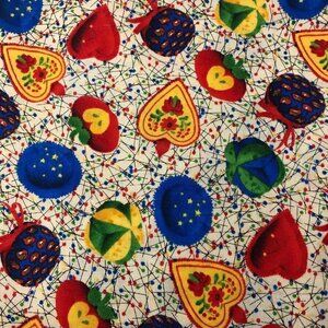 🛒 $20 Quilt Cotton Fabric Material - 2 yard Pincushion Print Sewing #F21A